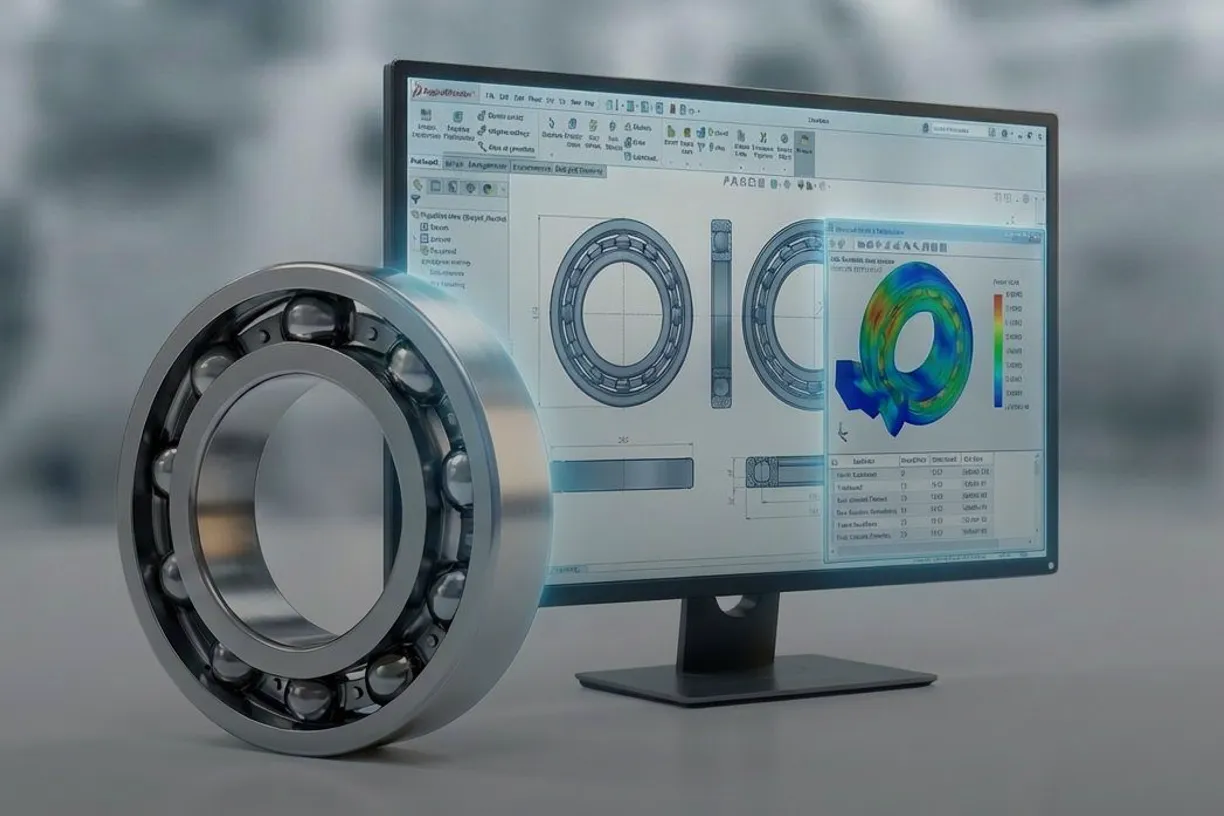 Precision bearing parts before product selection